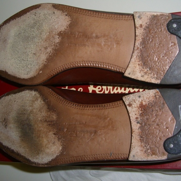 Salvatore Ferragamo Mens Leather Shoes, size 10 main image 5